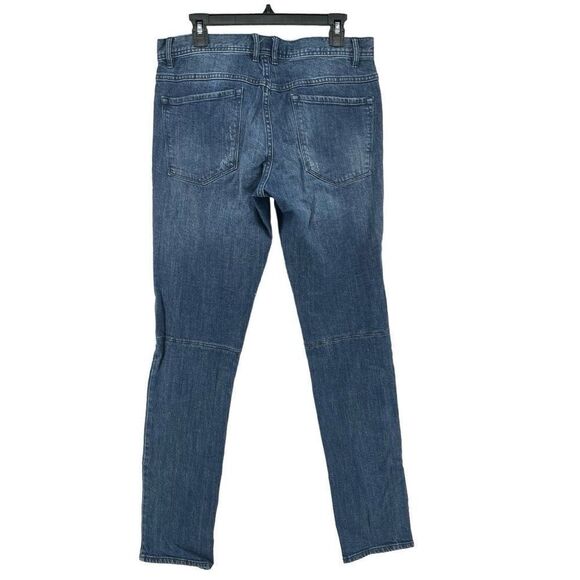 Decoy Men’s Moto Distressed Skinny Fit Denim Jeans Size 32 - Picture 7 of 12